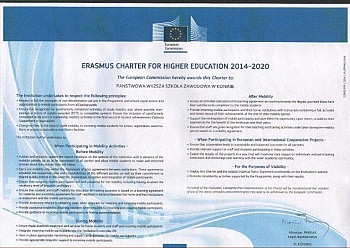 Karta Szkolnictwa Wyższego Erasmus