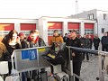 Studenci z PWSZ u konińskich strażaków