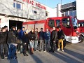Studenci z PWSZ u konińskich strażaków