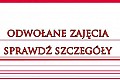 05.10.2017 r. odwołane zajęcia z przedmiotu „wychowanie fizyczne - samoobrona” z dr. Julianem Jaroszewskim